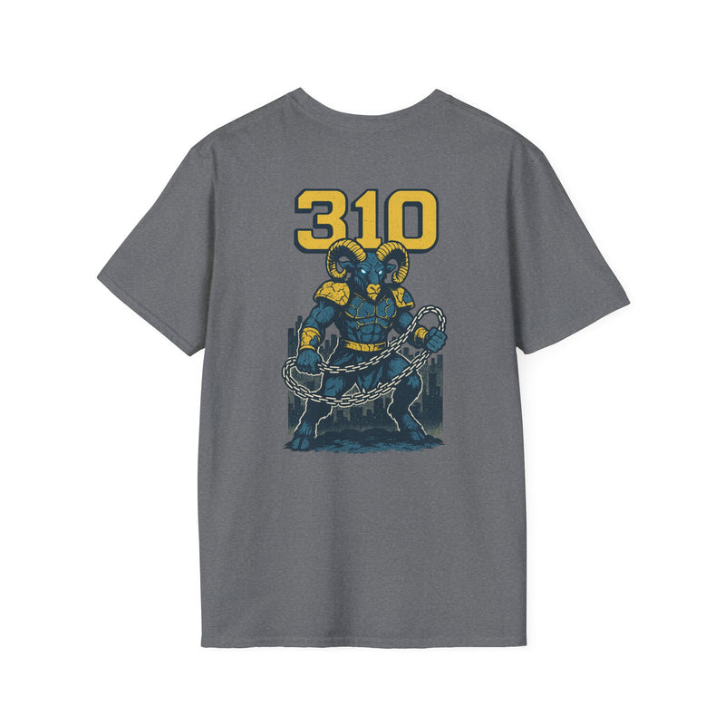 The Faultbinder | Los Angeles Area Code Football Tee