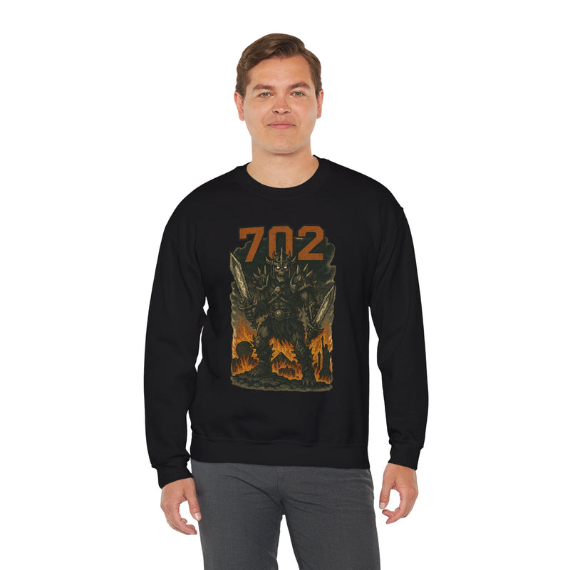 The Hollow Warden | Las Vegas Area Code Football Sweatshirt