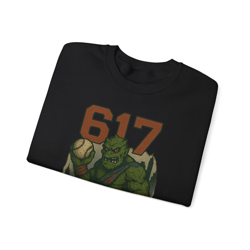 The Green Mauler | Boston Area Code Baseball Sweatshirt