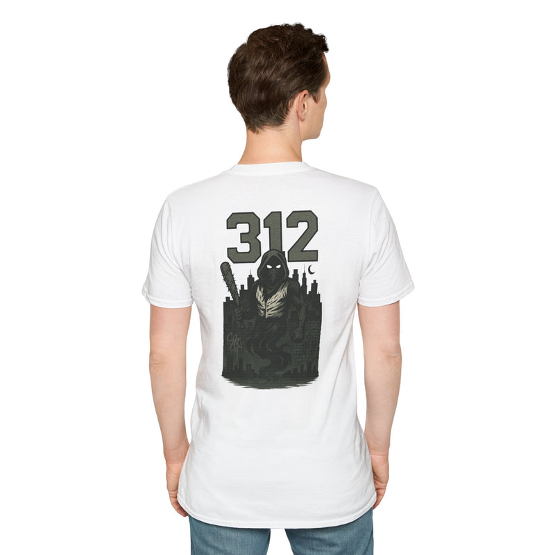 The Blackened Mark | Chicago Area Code Baseball Tee