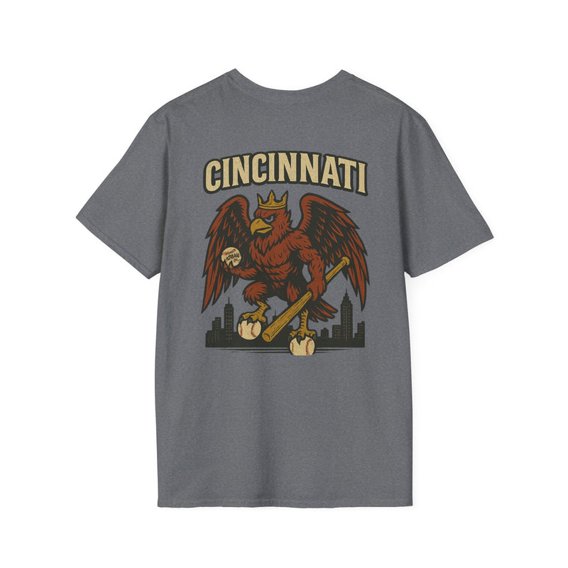 The Crimson Crest | Cincinnati Baseball Tee