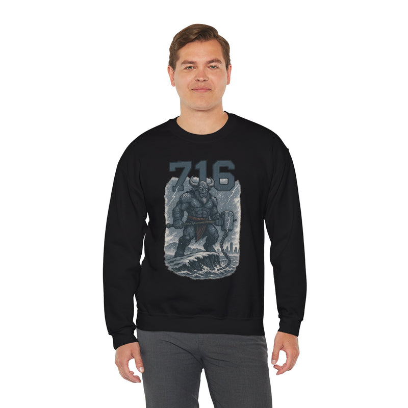 The Hornwake | Buffalo Area Code Football Sweatshirt