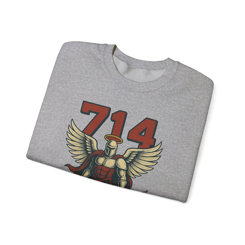 Halo Knight | Los Angeles Area Code Baseball Sweatshirt