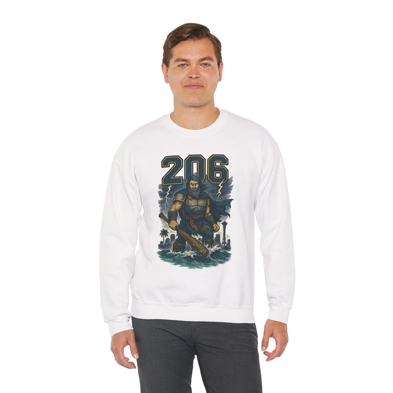 The Deep Surge Sovereign | Seattle Area Code Baseball Sweatshirt