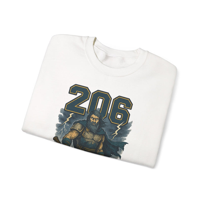 The Deep Surge Sovereign | Seattle Area Code Baseball Sweatshirt