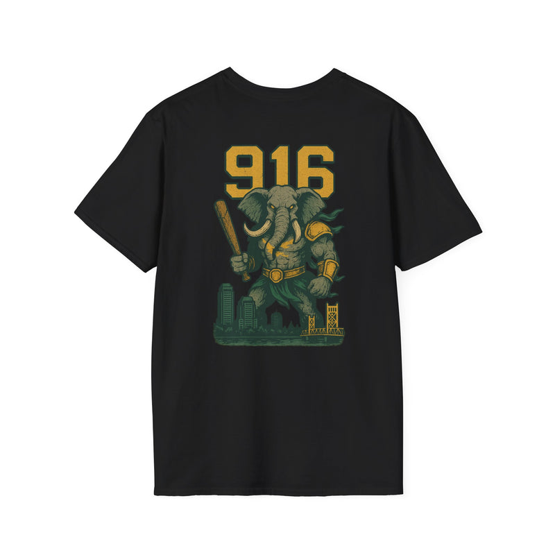 The Tuskborne Twins | Sacramento Area Code Baseball Tee