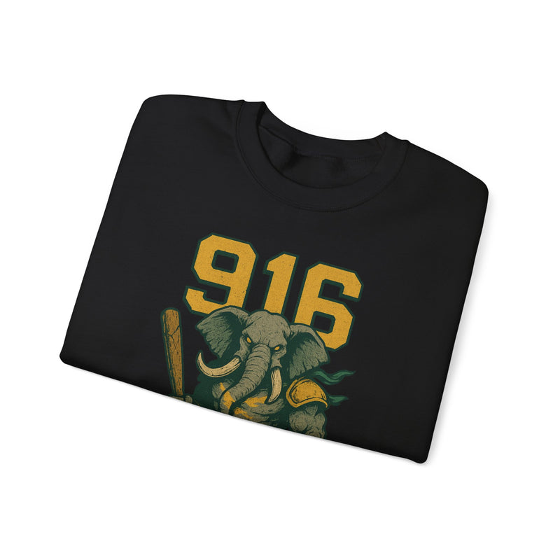 The Tuskborne Twins | Sacramento Area Code Baseball Sweatshirt