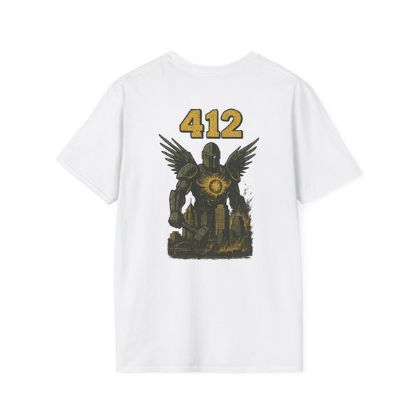 The Blackvault Warden | Pittsburgh Area Code Football Tee