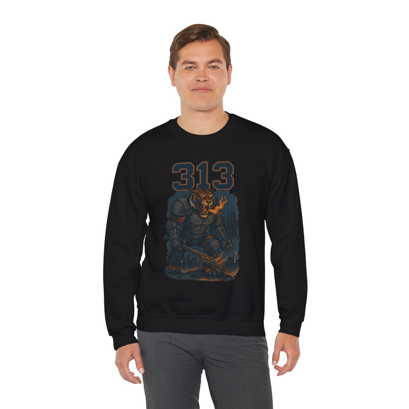The Ironclaw | Detroit Area Code Baseball Sweatshirt