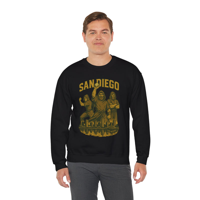 The Cleansed Order | San Diego Area Code Baseball Sweatshirt