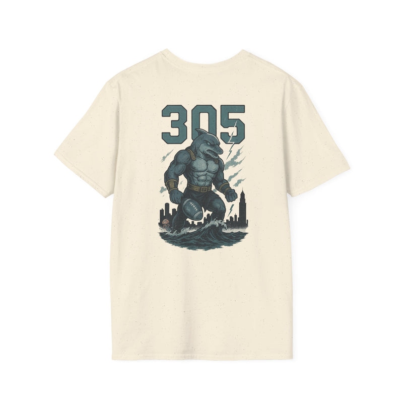The Undertide | Miami Area Code Football Tee