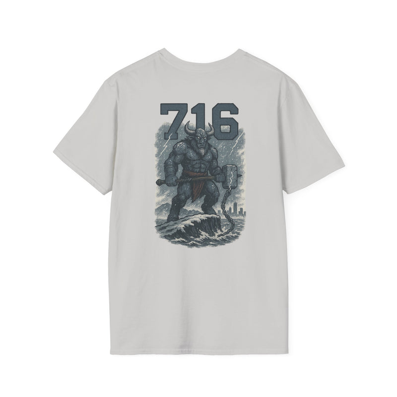 The Hornwake | Buffalo Area Code Football Tee