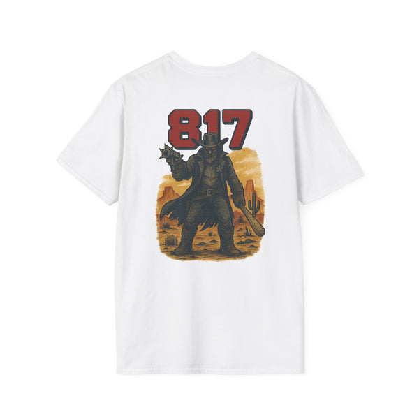 The Last Slingers | Texas Area Code Baseball Tee