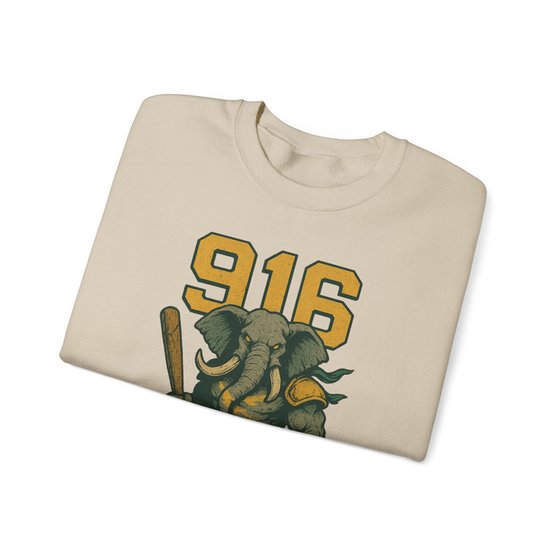 The Tuskborne Twins | Sacramento Area Code Baseball Sweatshirt