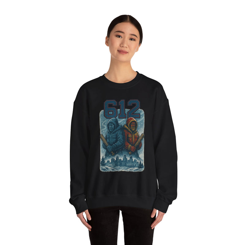 Icebound Sentinels | Minnesota Area Code Baseball Sweatshirt