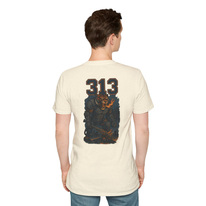 The Ironclaw | Detroit Area Code Baseball Tee