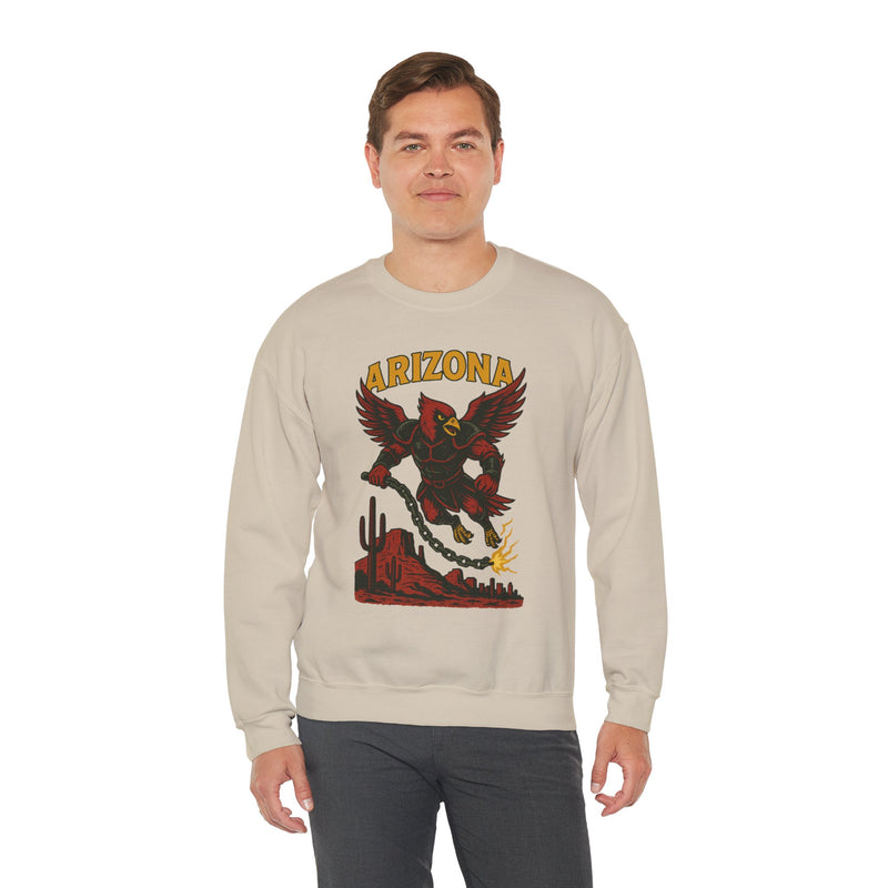 The Chainbound Sentinel | Arizona Area Code FootballSweatshirt