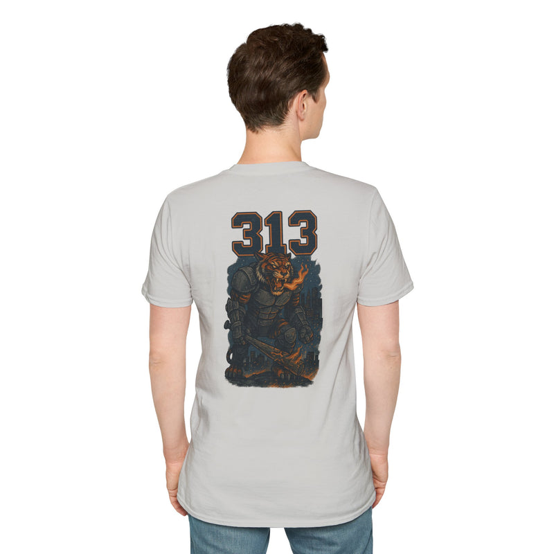 The Ironclaw | Detroit Area Code Baseball Tee