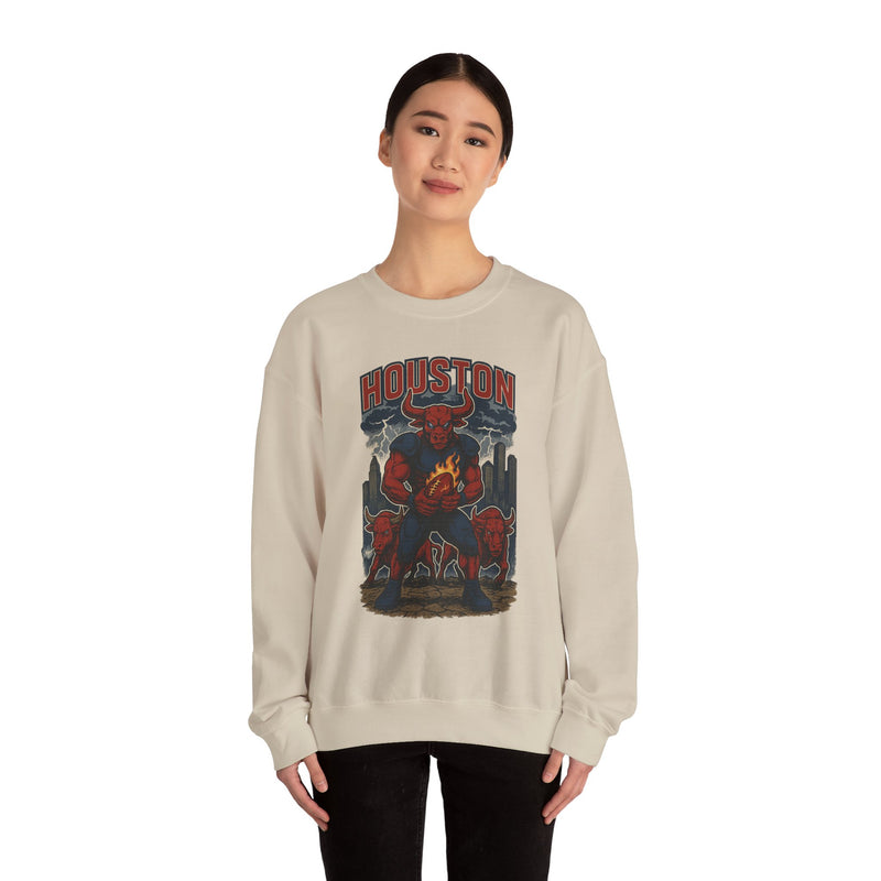 The Hornbrand Titan | Houston Football Sweatshirt