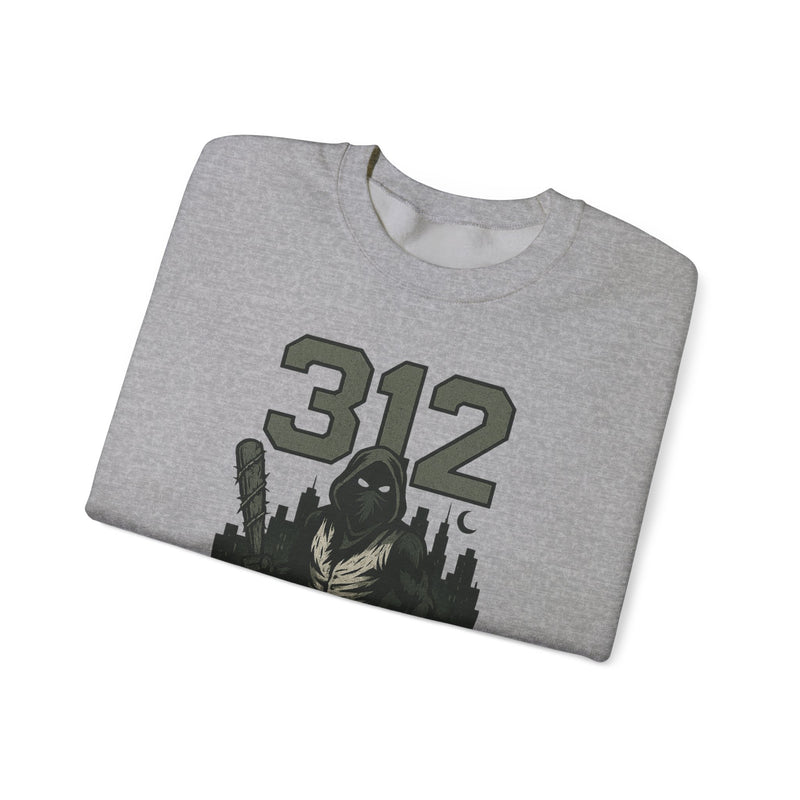 The Blackened Mark | Chicago Area Code Baseball Sweatshirt