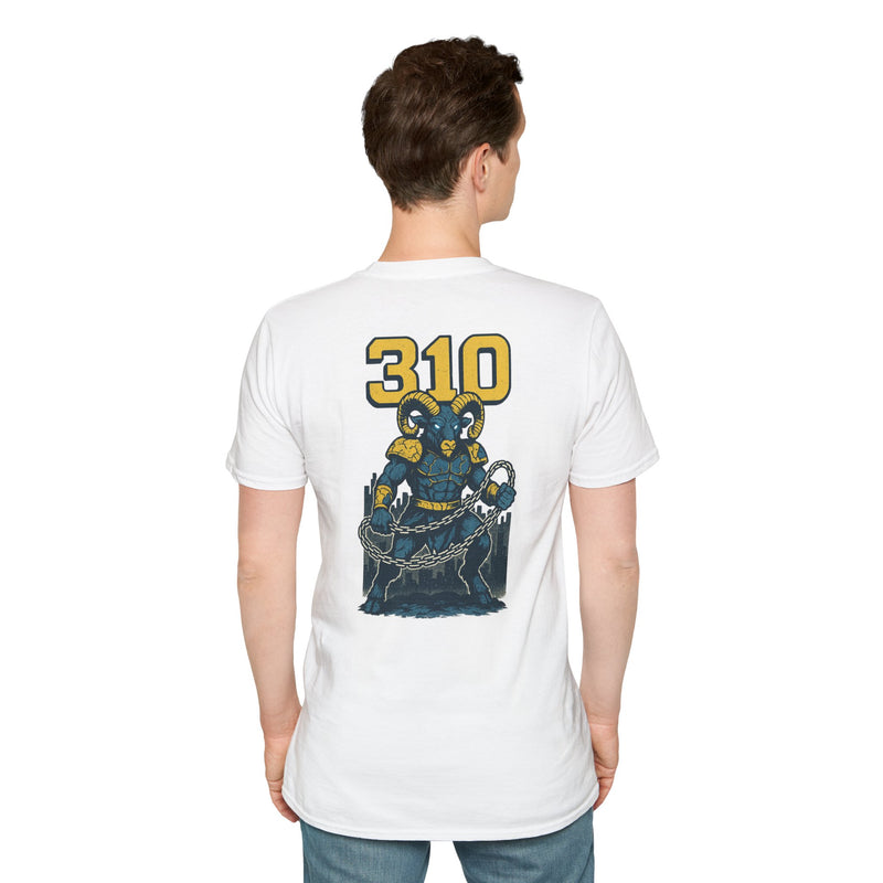 The Faultbinder | Los Angeles Area Code Football Tee