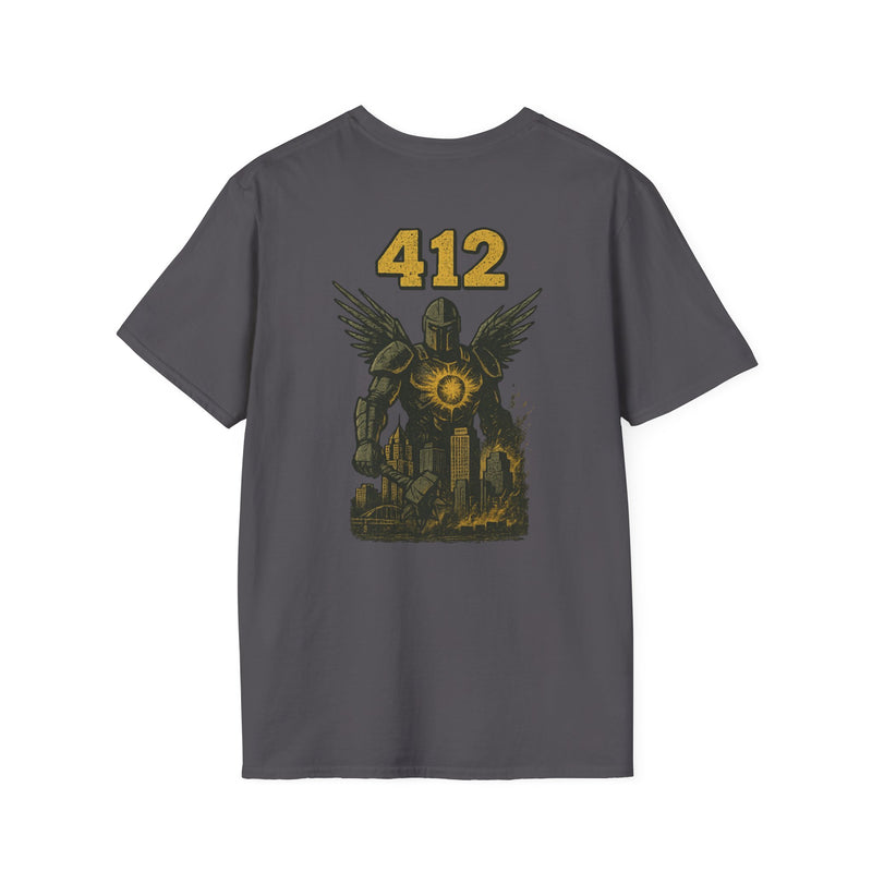 The Blackvault Warden | Pittsburgh Area Code Football Tee