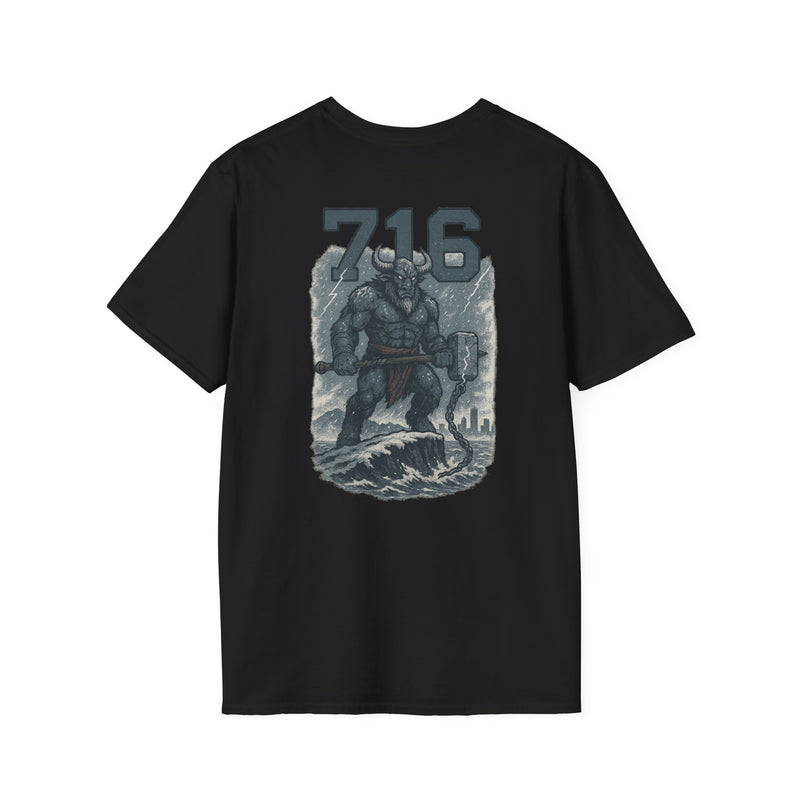 The Hornwake | Buffalo Area Code Football Tee