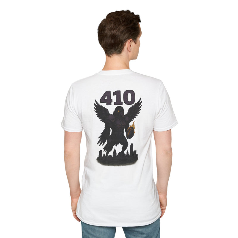 The Shadowcrest Revenant | Baltimore Area Code Football Tee