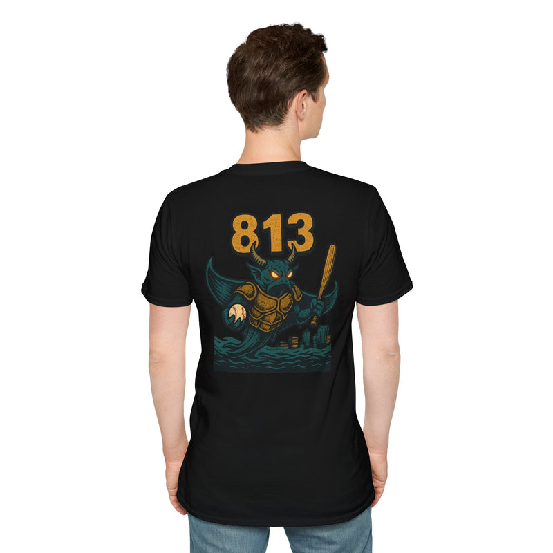 The Drowned Syndicate | Tampa Bay Area Code Baseball Tee
