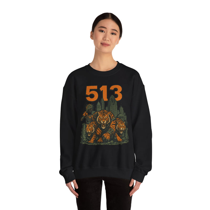 The Emberstripe Kin | Cincinnati Area Code Football Sweatshirt