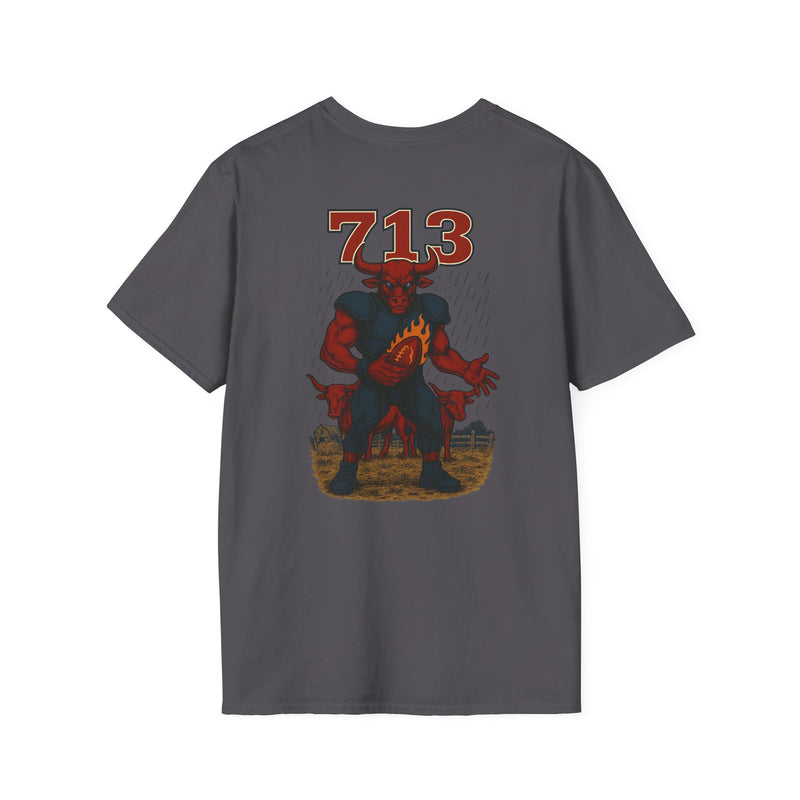 The Hornbrand Titan | Houston Area Code Football Tee