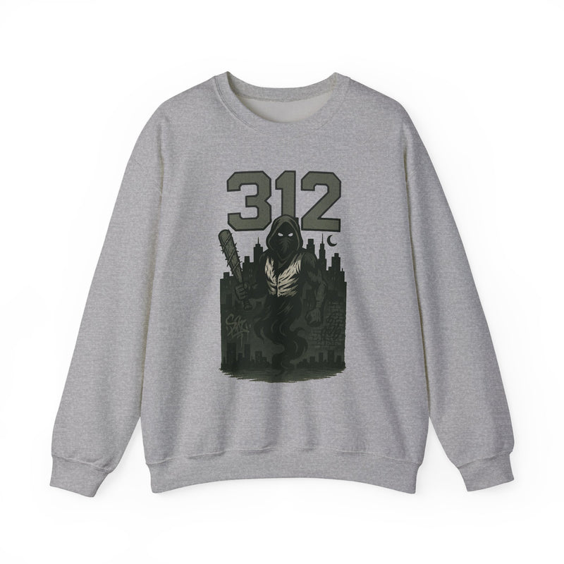 The Blackened Mark | Chicago Area Code Baseball Sweatshirt