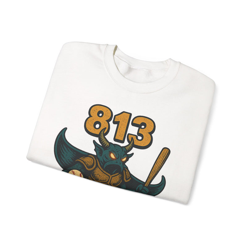 The Drowned Syndicate | Tampa Bay Area Code Baseball Sweatshirt