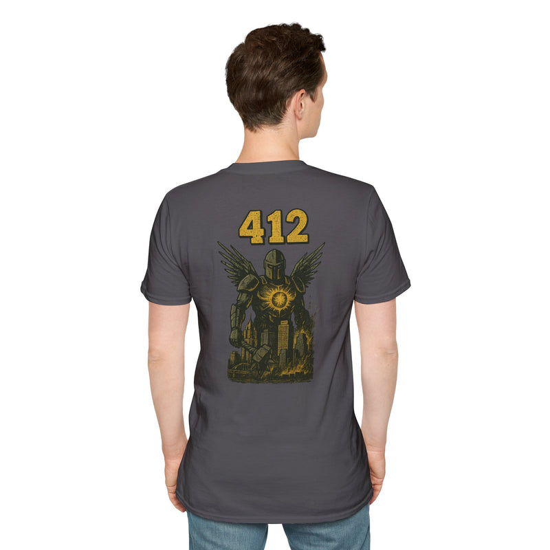 The Blackvault Warden | Pittsburgh Area Code Football Tee