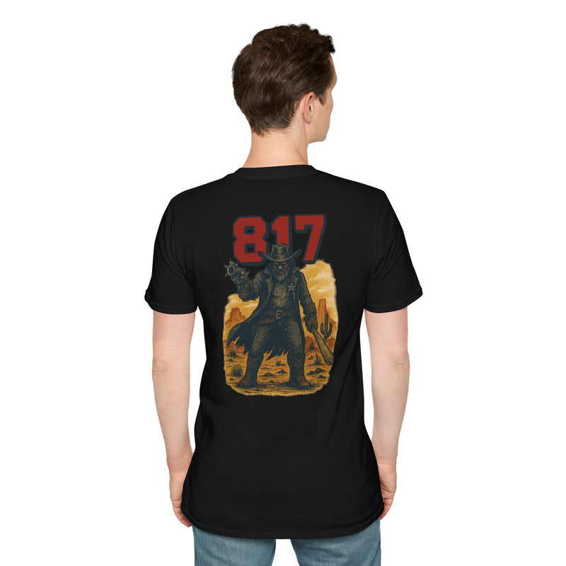 The Last Slingers | Texas Area Code Baseball Tee