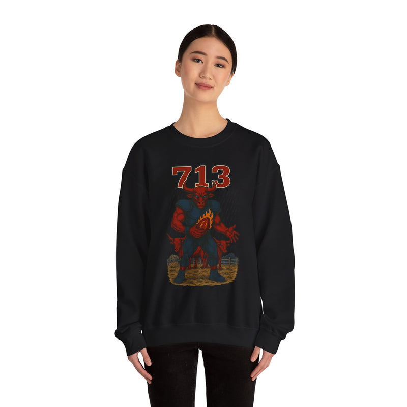 The Hornbrand Titan | Houston Area Code Football Sweatshirt