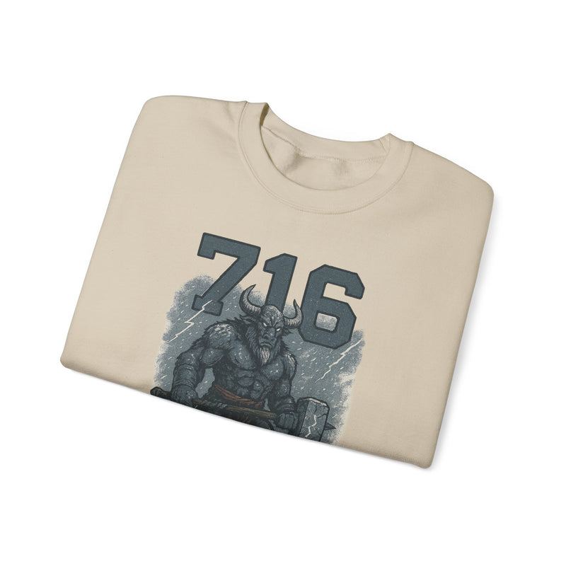 The Hornwake | Buffalo Area Code Football Sweatshirt
