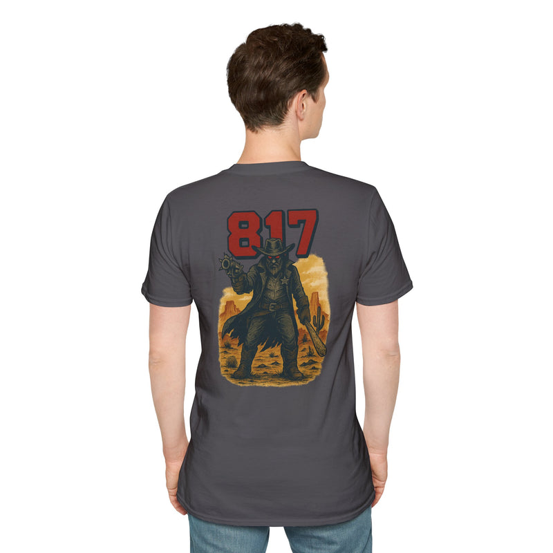 The Last Slingers | Texas Area Code Baseball Tee