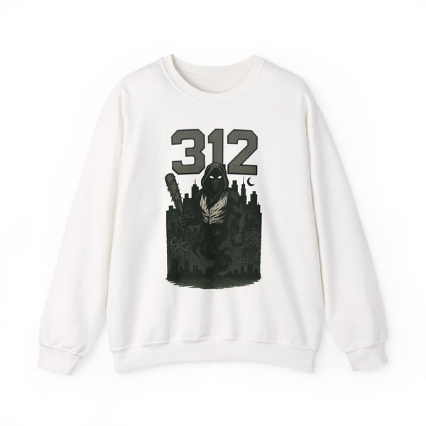 The Blackened Mark | Chicago Area Code Baseball Sweatshirt