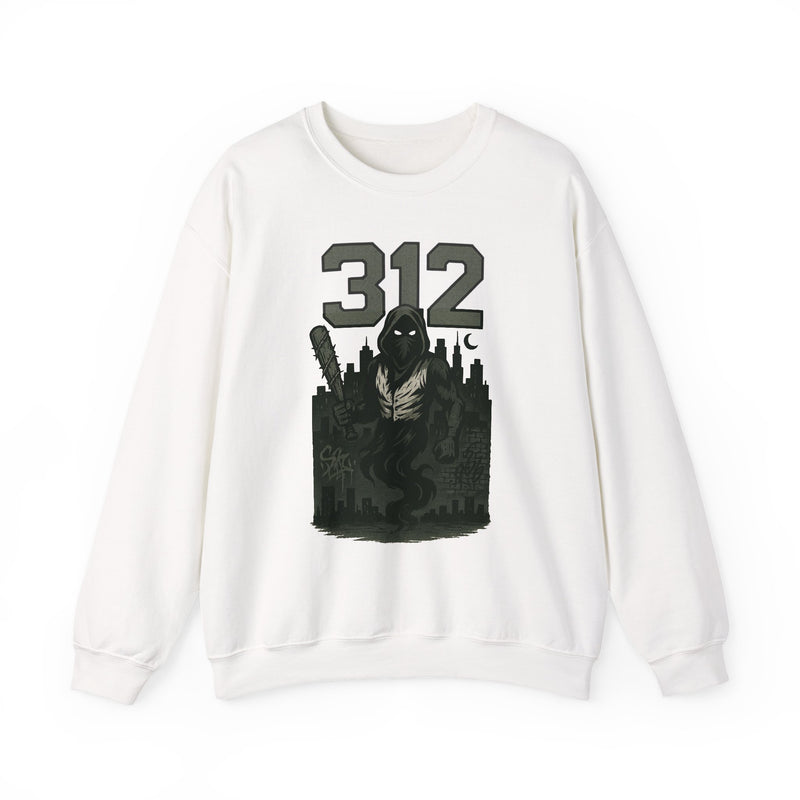 The Blackened Mark | Chicago Area Code Baseball Sweatshirt