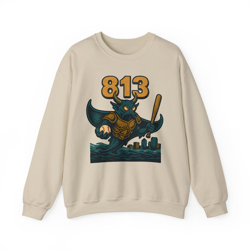 The Drowned Syndicate | Tampa Bay Area Code Baseball Sweatshirt