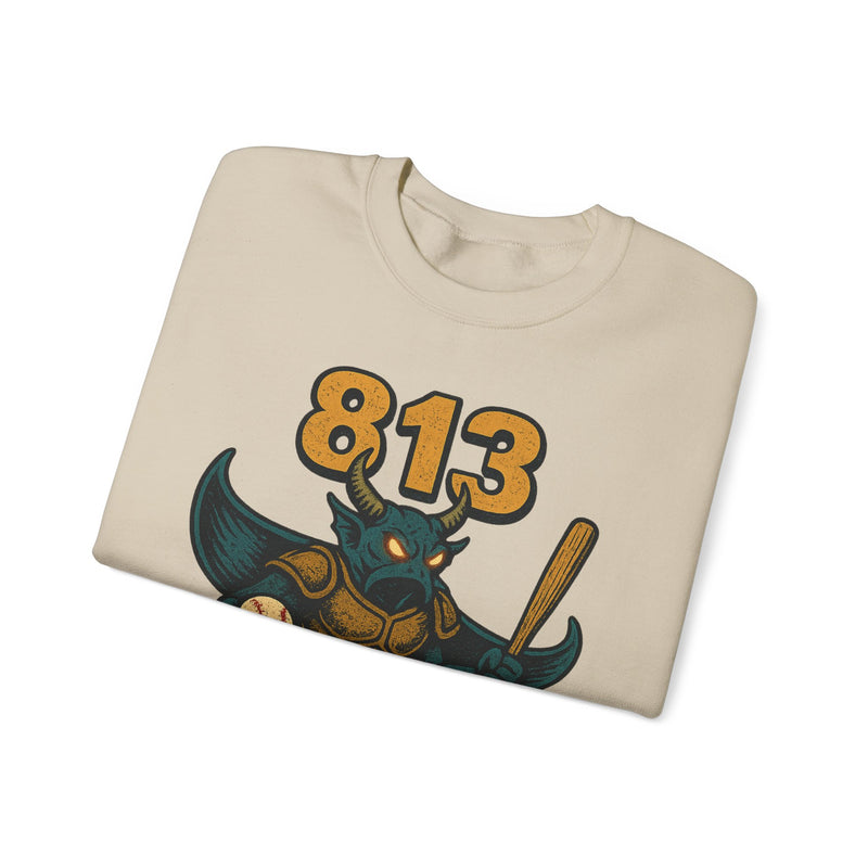 The Drowned Syndicate | Tampa Bay Area Code Baseball Sweatshirt