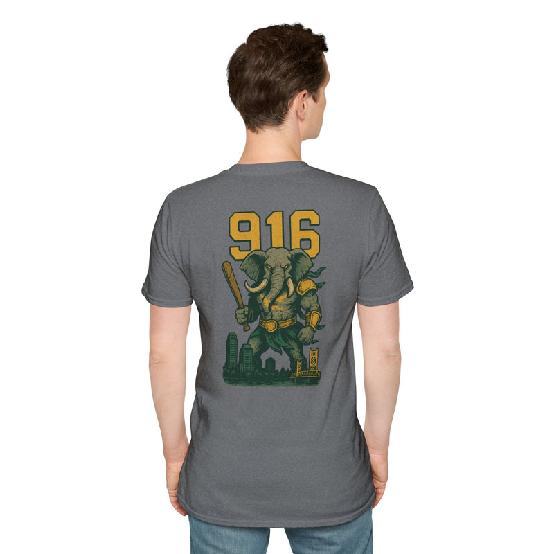 The Tuskborne Twins | Sacramento Area Code Baseball Tee