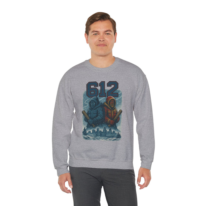 Icebound Sentinels | Minnesota Area Code Baseball Sweatshirt