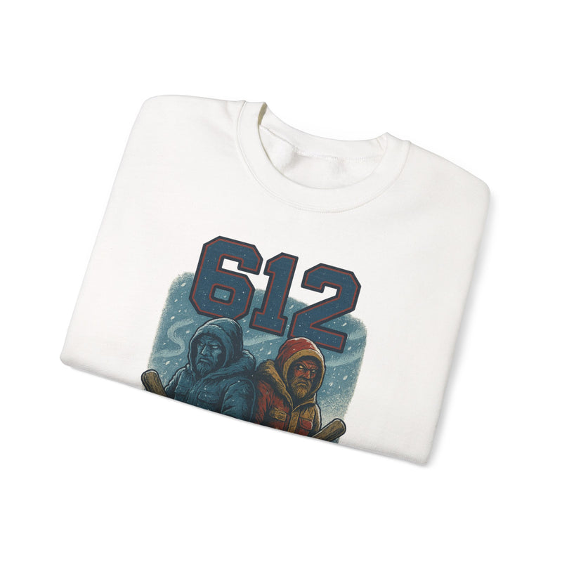 Icebound Sentinels | Minnesota Area Code Baseball Sweatshirt