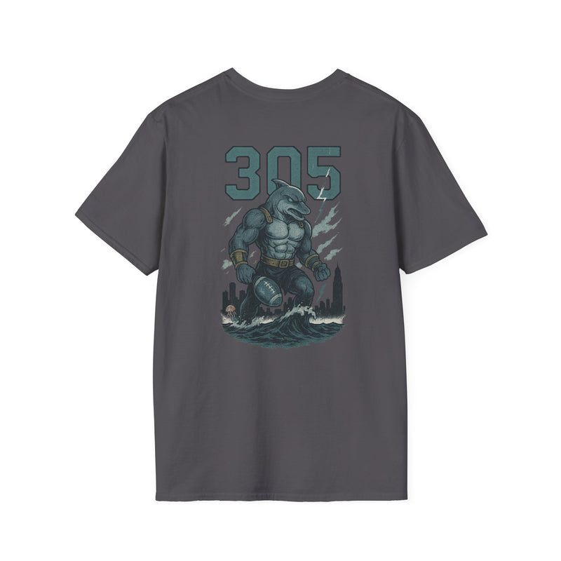 The Undertide | Miami Area Code Football Tee