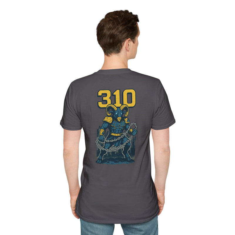 The Faultbinder | Los Angeles Area Code Football Tee