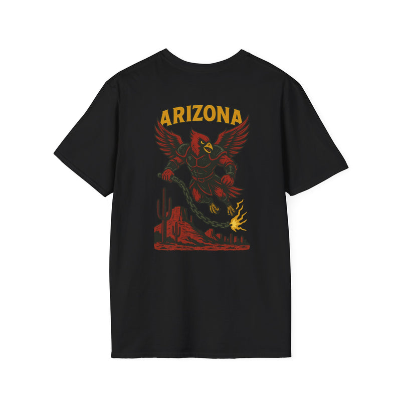 The Chainbound Sentinel | Arizona Area Code Football Tee