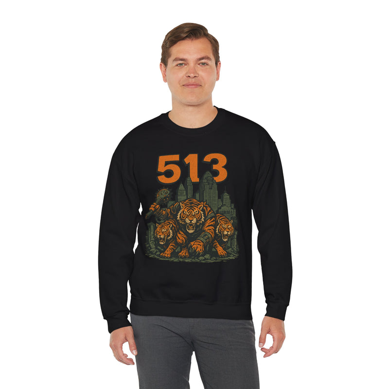 The Emberstripe Kin | Cincinnati Area Code Football Sweatshirt