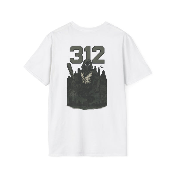 The Blackened Mark | Chicago Area Code Baseball Tee